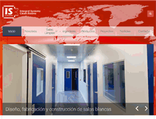 Tablet Screenshot of iscleanrooms.com